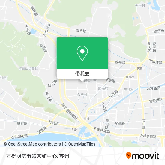 万得厨房电器营销中心地图