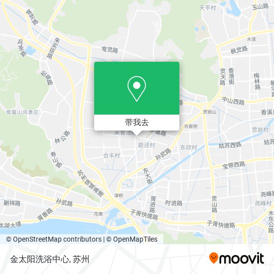 金太阳洗浴中心地图