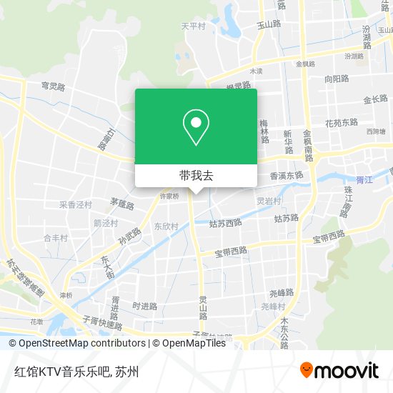 红馆KTV音乐乐吧地图