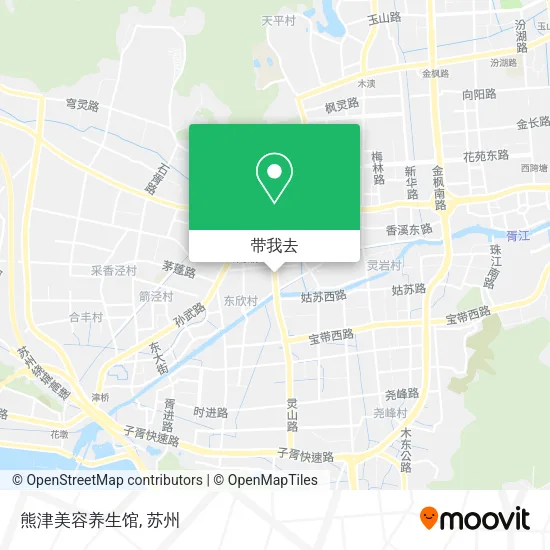 熊津美容养生馆地图