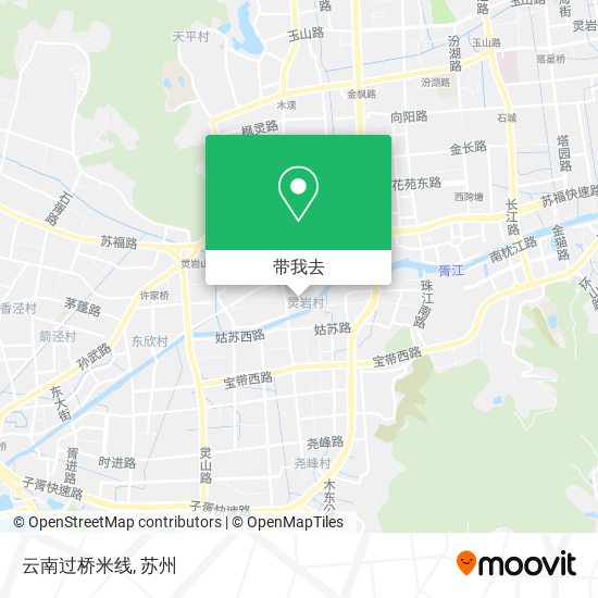 云南过桥米线地图