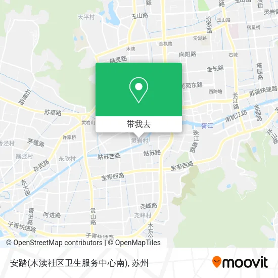 安踏(木渎社区卫生服务中心南)地图