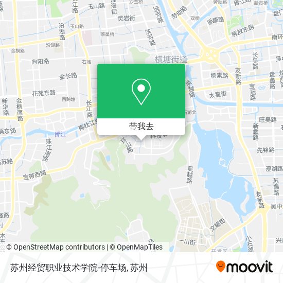 苏州经贸职业技术学院-停车场地图