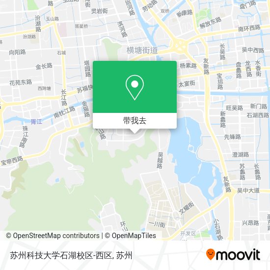 苏州科技大学石湖校区-西区地图