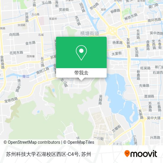 苏州科技大学石湖校区西区-C4号地图