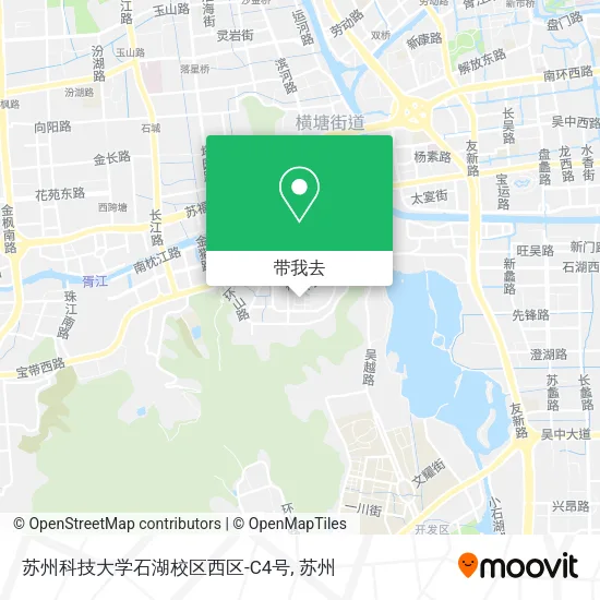 苏州科技大学石湖校区西区-C4号地图