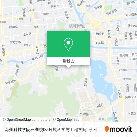 苏州科技学院石湖校区-环境科学与工程学院地图