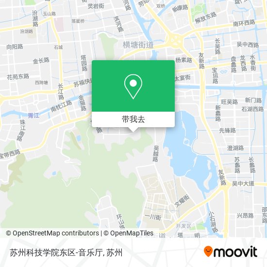 苏州科技学院东区-音乐厅地图