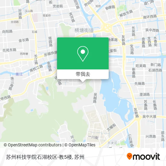 苏州科技学院石湖校区-教5楼地图