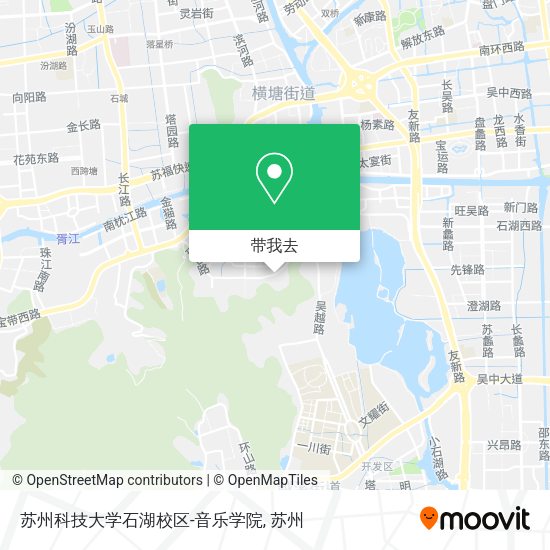 苏州科技大学石湖校区-音乐学院地图