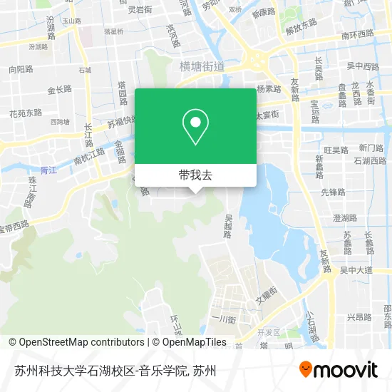 苏州科技大学石湖校区-音乐学院地图
