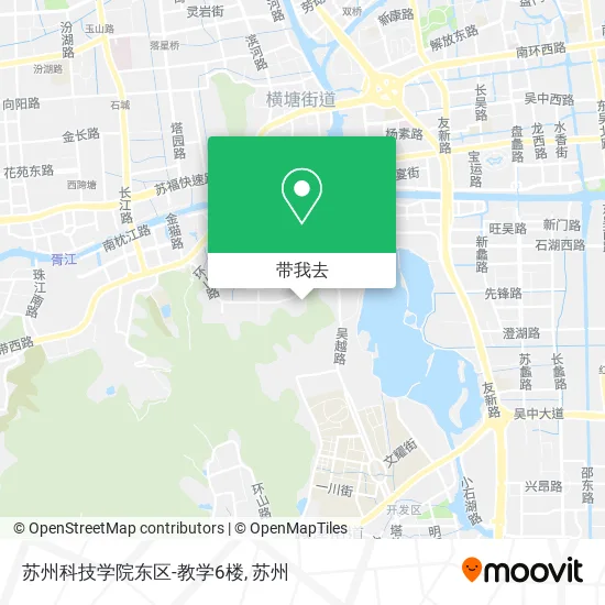 苏州科技学院东区-教学6楼地图