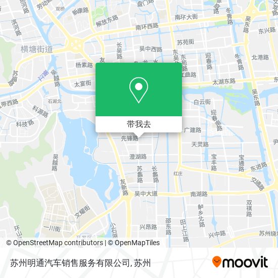 苏州明通汽车销售服务有限公司地图