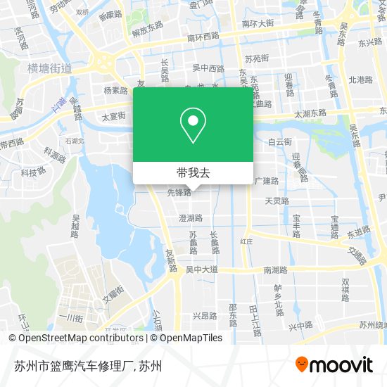 苏州市篮鹰汽车修理厂地图