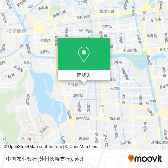 中国农业银行(苏州长桥支行)地图