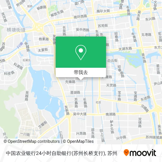 中国农业银行24小时自助银行(苏州长桥支行)地图