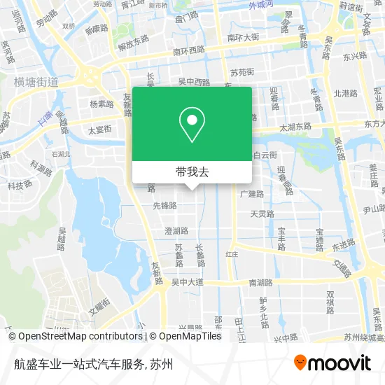 航盛车业一站式汽车服务地图