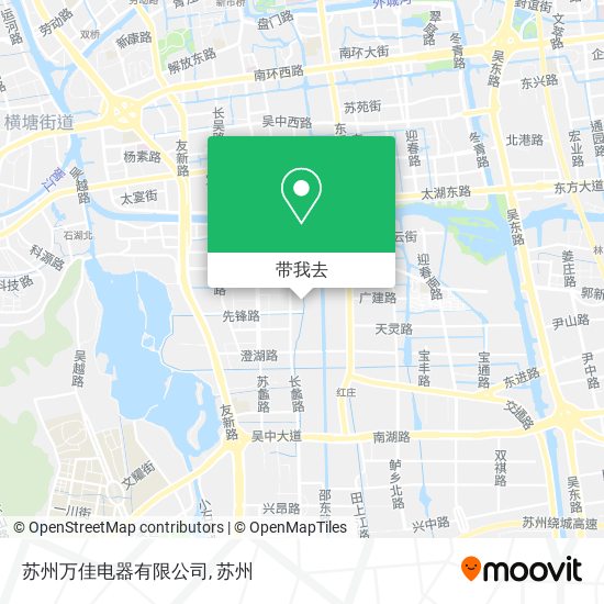 苏州万佳电器有限公司地图
