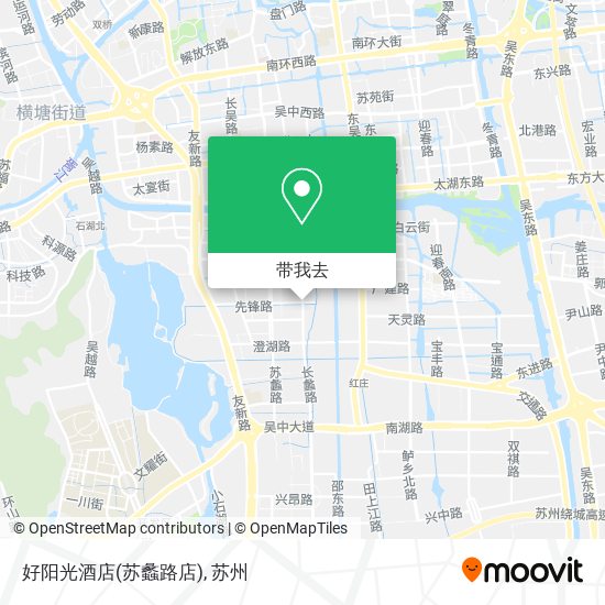 好阳光酒店(苏蠡路店)地图