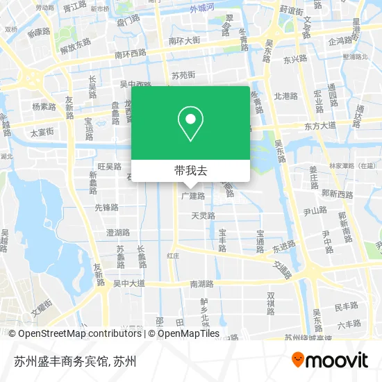 苏州盛丰商务宾馆地图