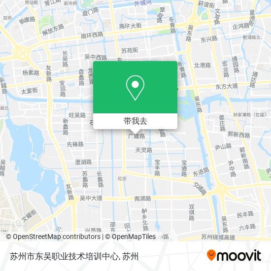苏州市东吴职业技术培训中心地图