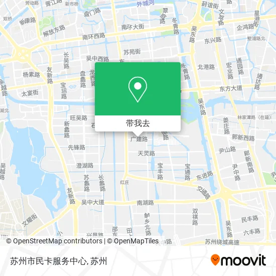 苏州市民卡服务中心地图
