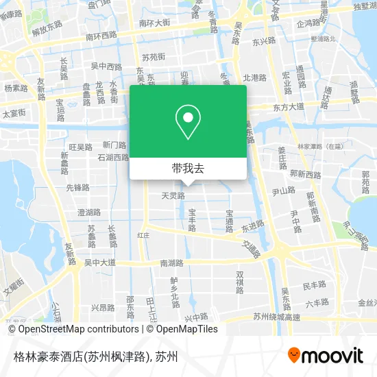 格林豪泰酒店(苏州枫津路)地图