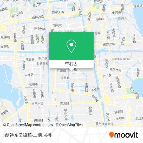 朗诗东吴绿郡-二期地图