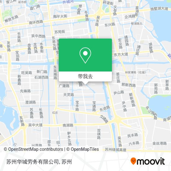 苏州华城劳务有限公司地图