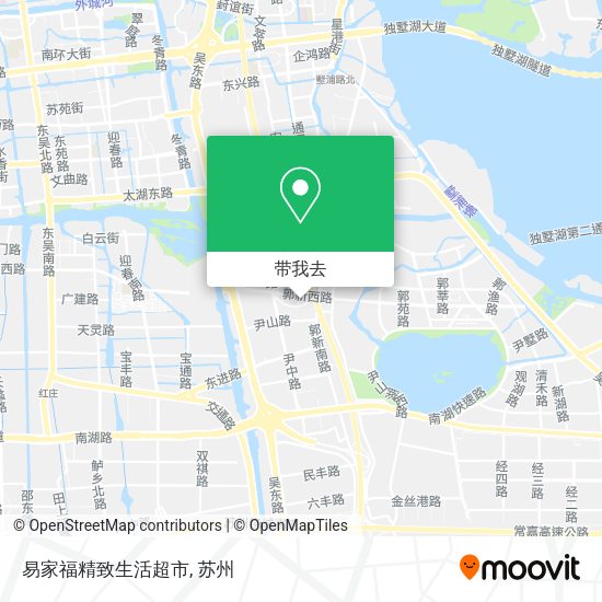 易家福精致生活超市地图