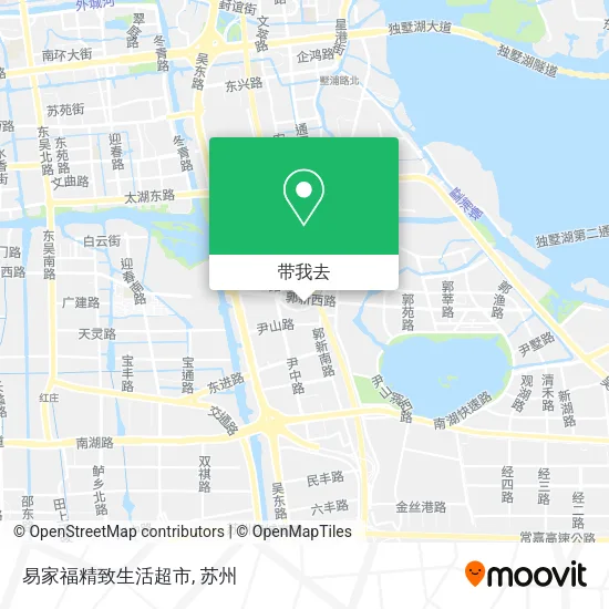 易家福精致生活超市地图