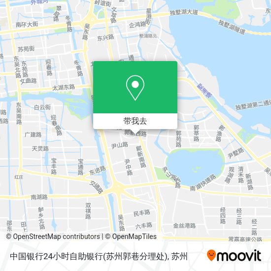 中国银行24小时自助银行(苏州郭巷分理处)地图