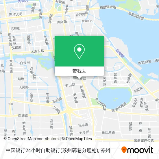 中国银行24小时自助银行(苏州郭巷分理处)地图