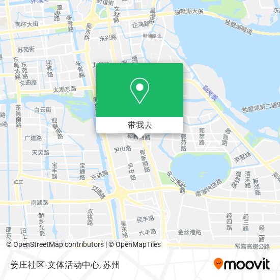 姜庄社区-文体活动中心地图