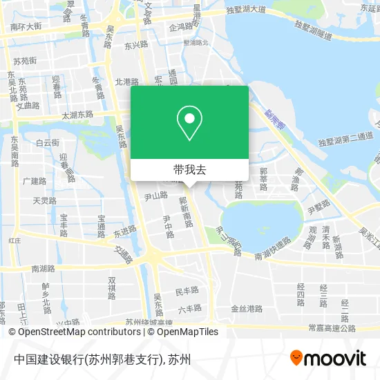 中国建设银行(苏州郭巷支行)地图