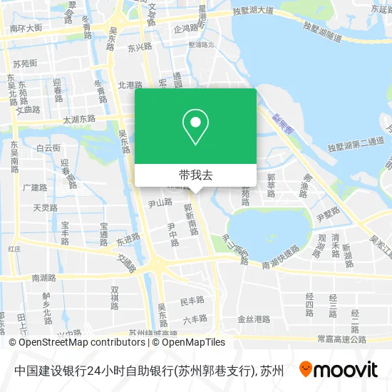 中国建设银行24小时自助银行(苏州郭巷支行)地图