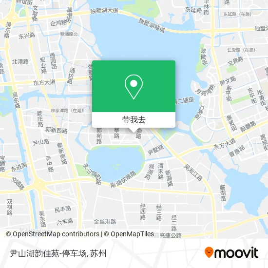 尹山湖韵佳苑-停车场地图