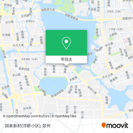 国泰新村(浮桥小区)地图
