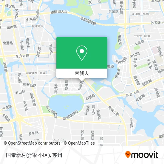 国泰新村(浮桥小区)地图