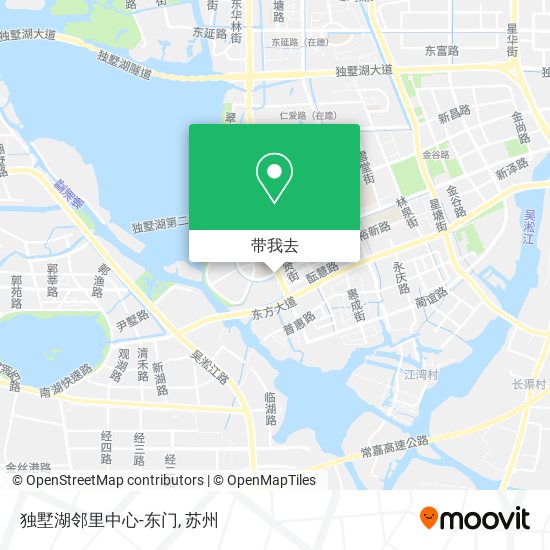 独墅湖邻里中心-东门地图