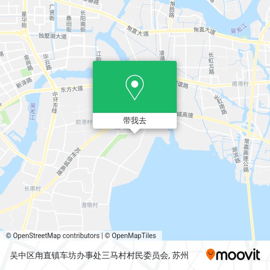 吴中区甪直镇车坊办事处三马村村民委员会地图
