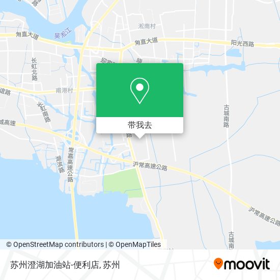 苏州澄湖加油站-便利店地图