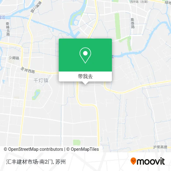 汇丰建材市场-南2门地图