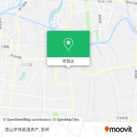 昆山学伟装潢房产地图
