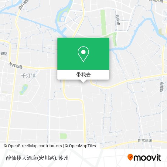 醉仙楼大酒店(宏川路)地图