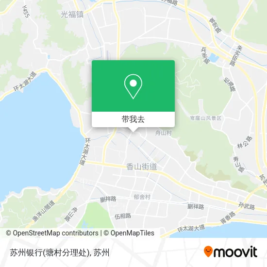 苏州银行(塘村分理处)地图