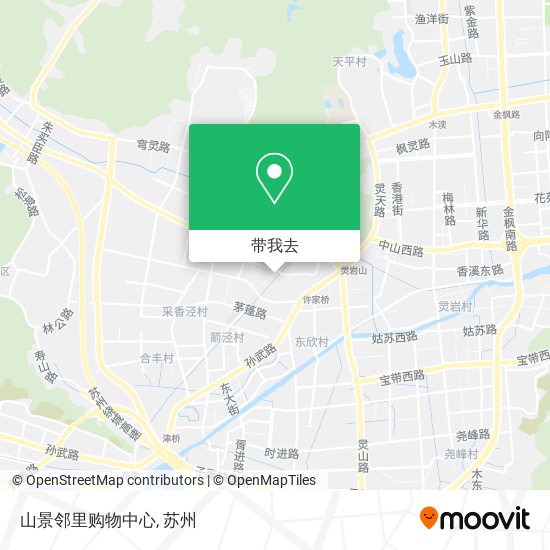 山景邻里购物中心地图