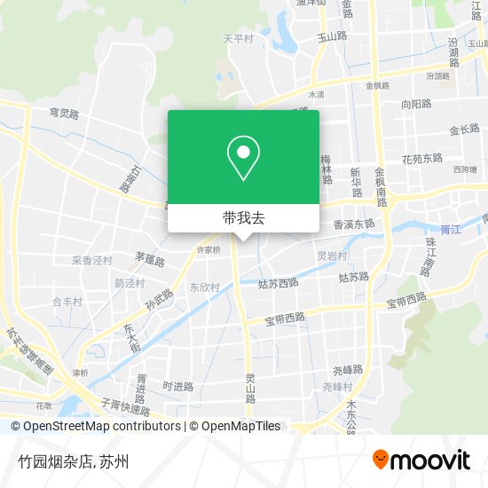 竹园烟杂店地图