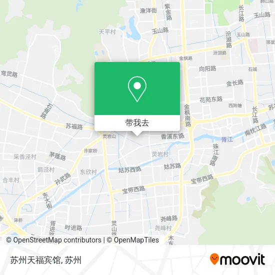 苏州天福宾馆地图