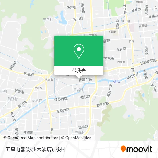 五星电器(苏州木渎店)地图